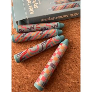 Kids Tablet Universal Crayon Stylus 4 pack